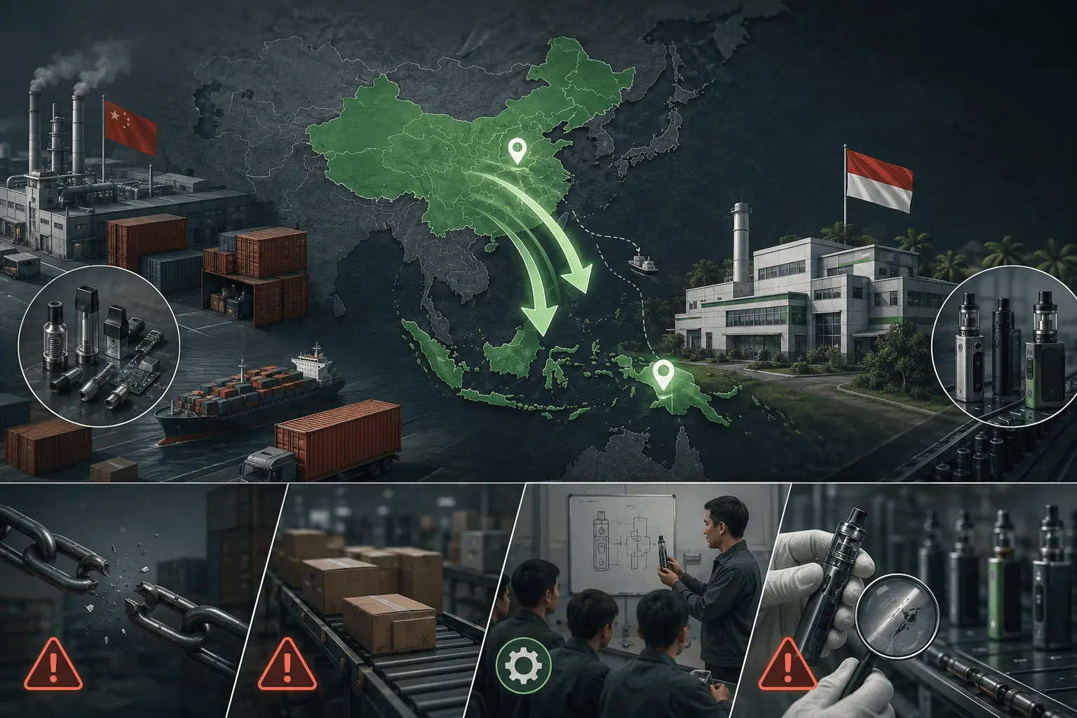 Vape factories relocating from China to Indonesia