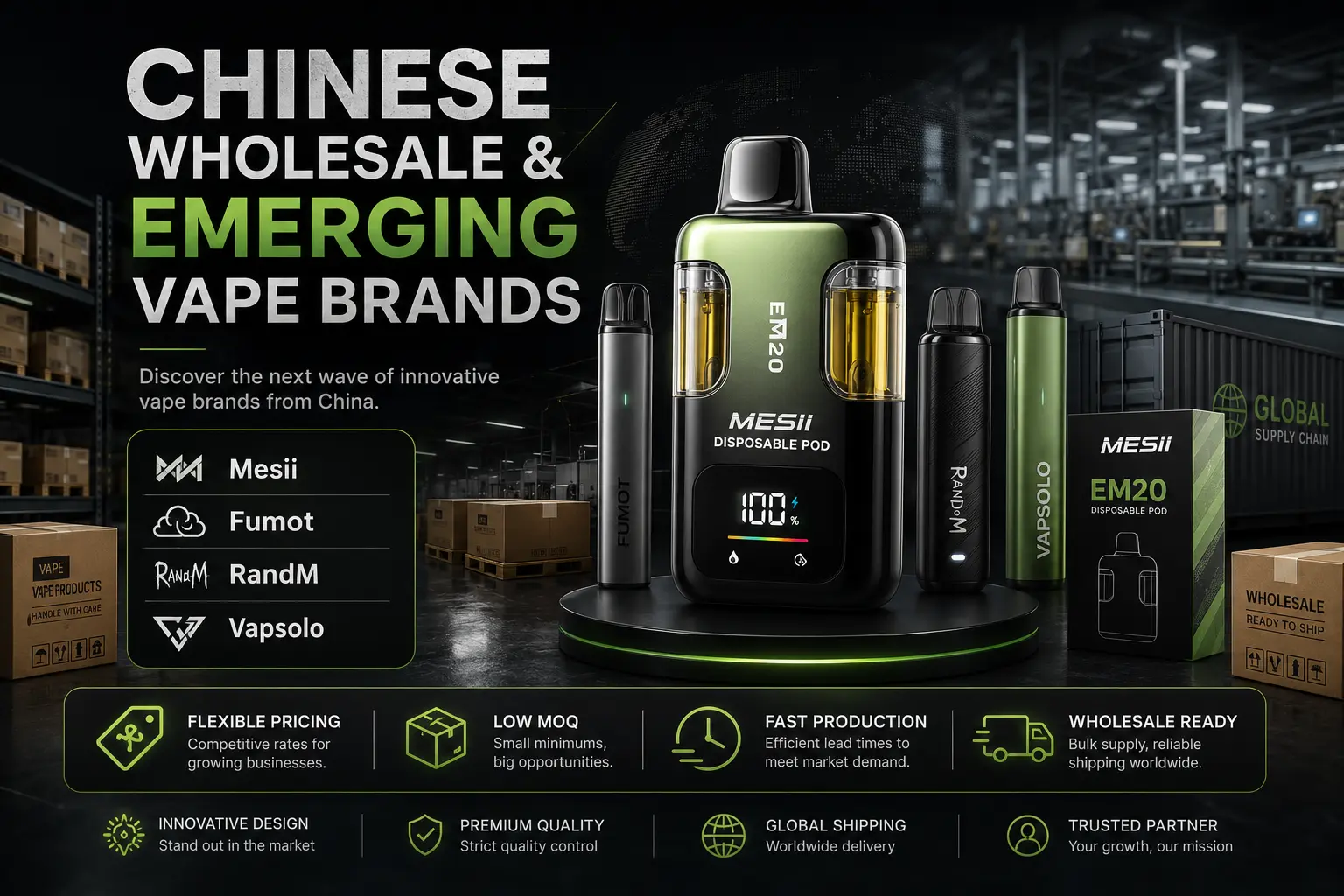 Wholesale Chinese vape brands