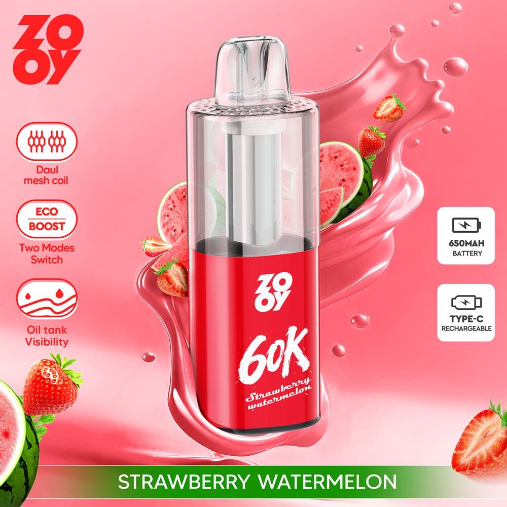 Zooy Fizz 60K Puffs Disposable Vape EU Warehouse