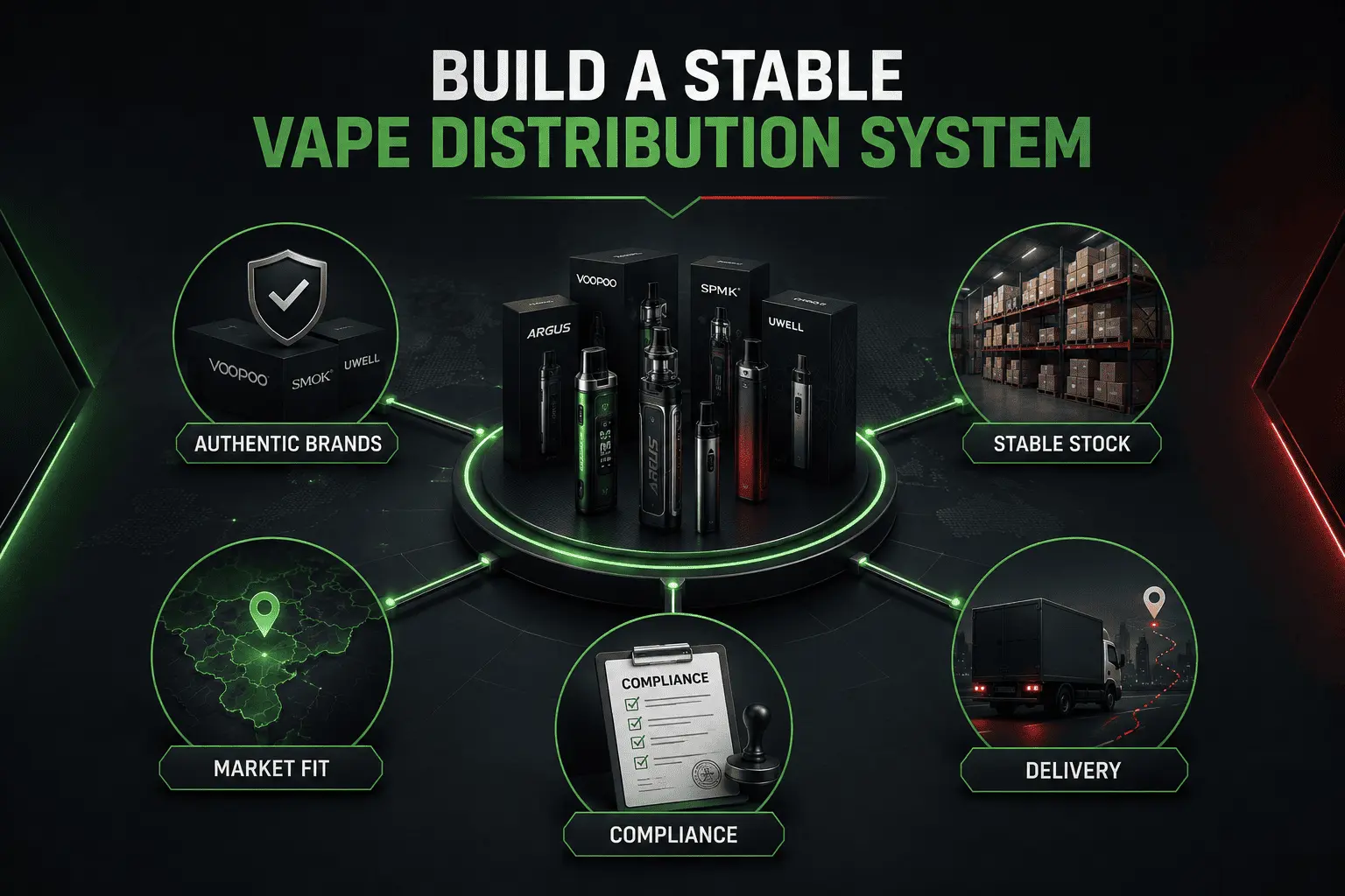 how to become a vape distributor supply chain
