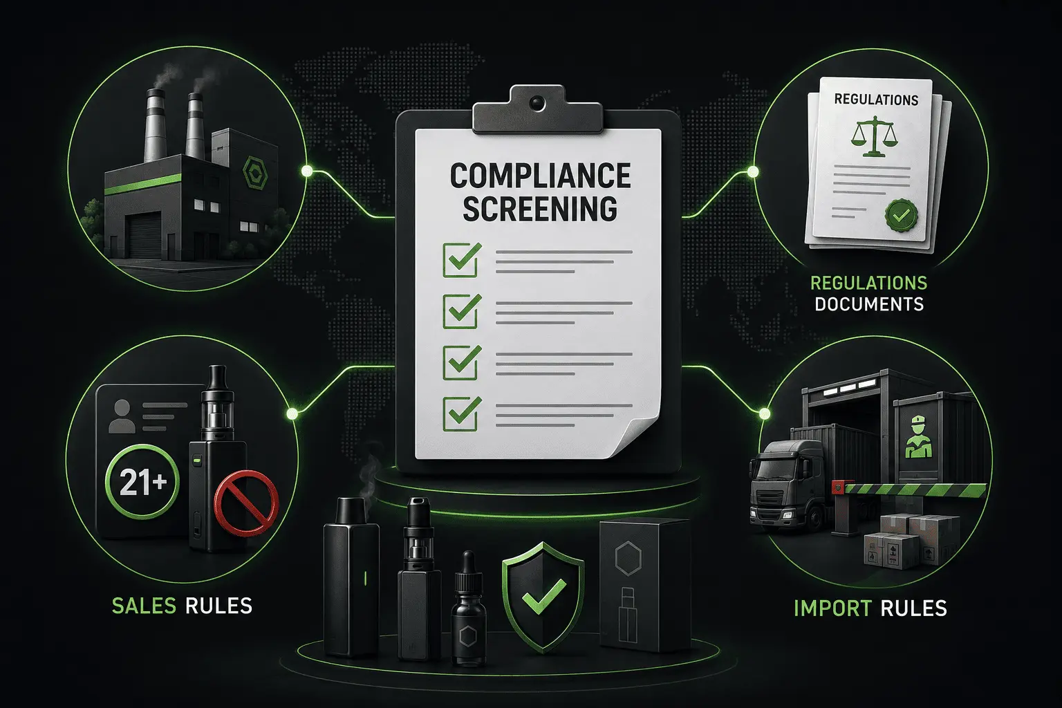 vape compliance screening checklist