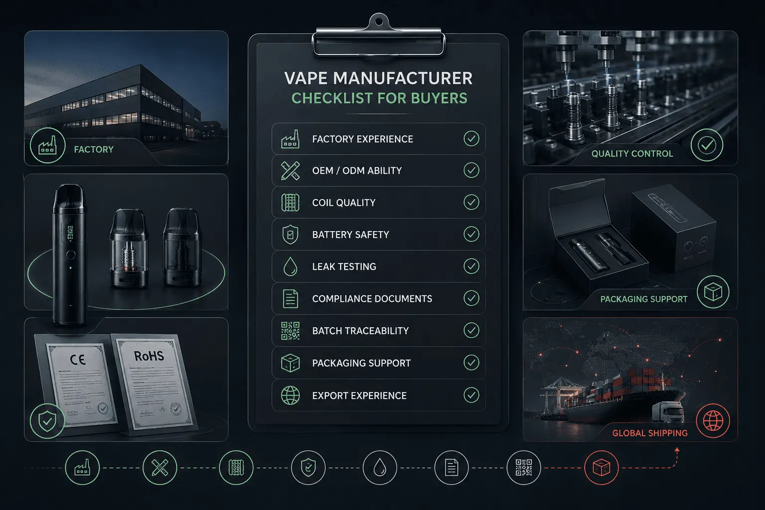 vape manufacturer checklist for buyers